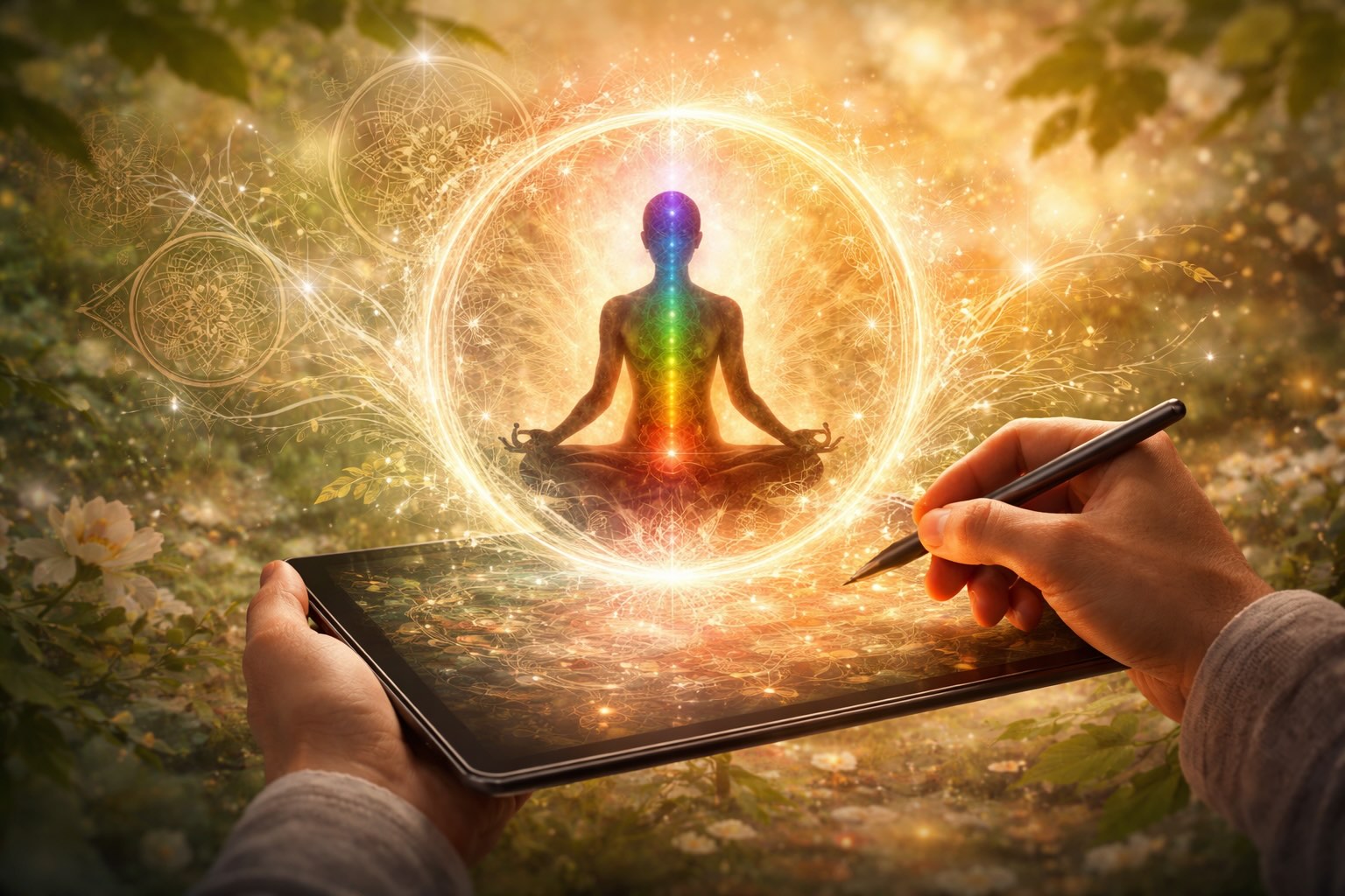 Visible art working in harmony with invisible energy.