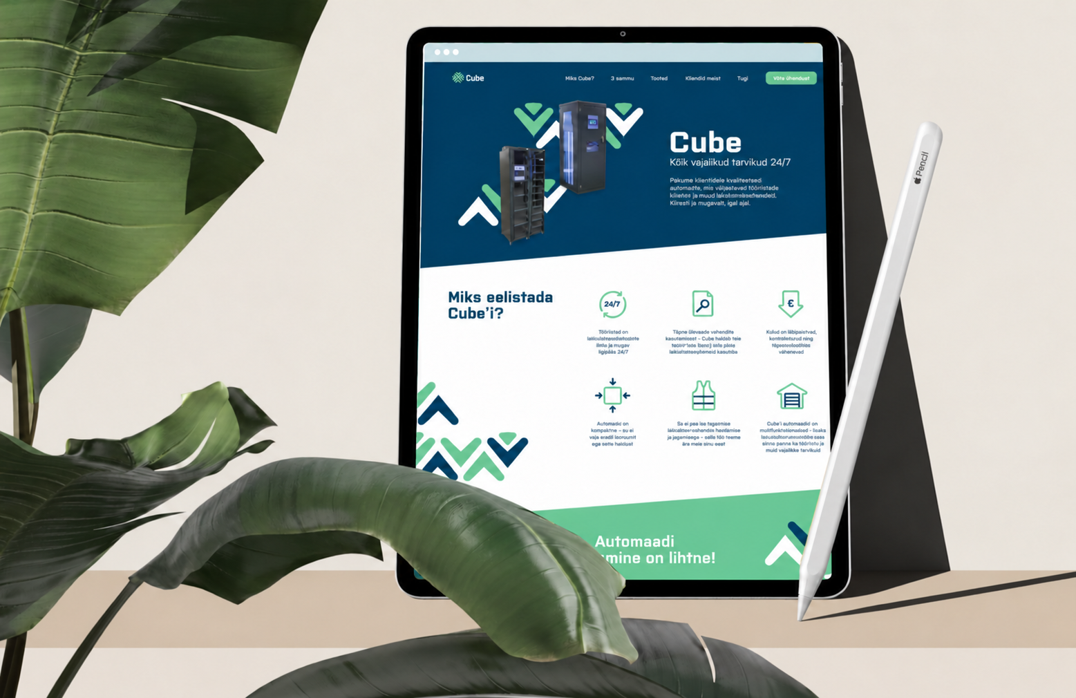 Website design example 1