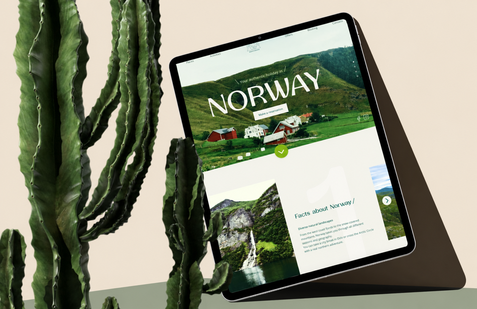 Website design example 2