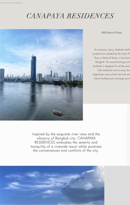 Website projects CANAPAYA Residences